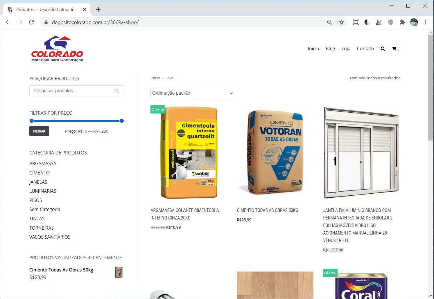 Materiais de construção